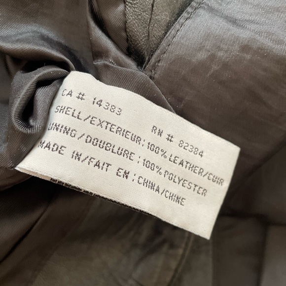 Black leather trench coat Aldo - Picture 5 of 14